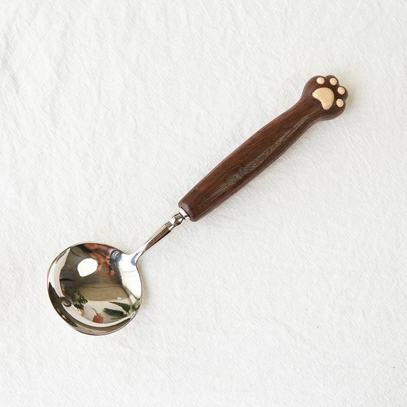 Handcrafted Cat Paw Flatware Set