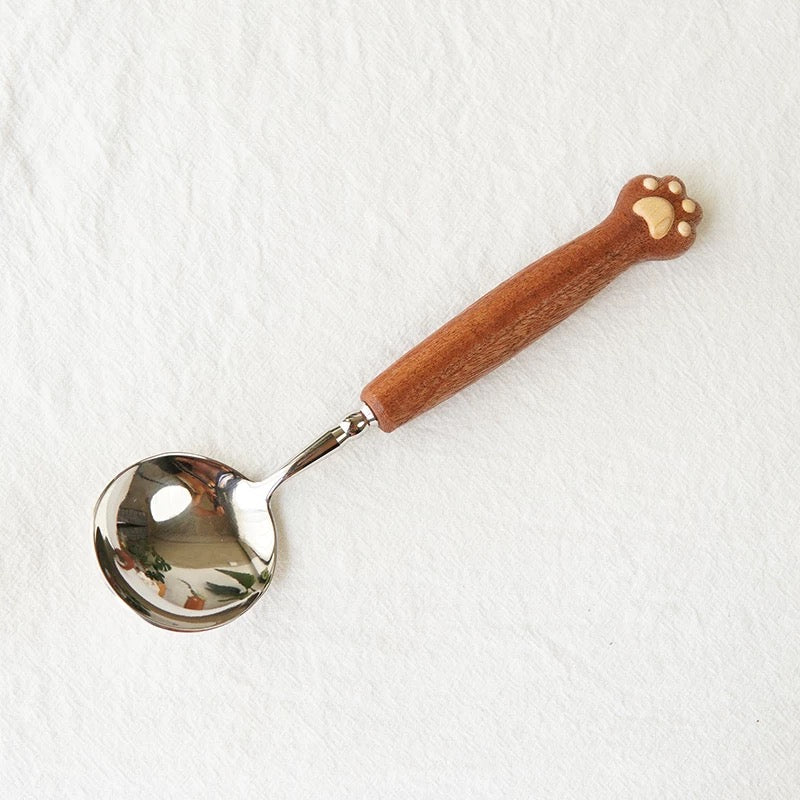 Handcrafted Cat Paw Flatware Set