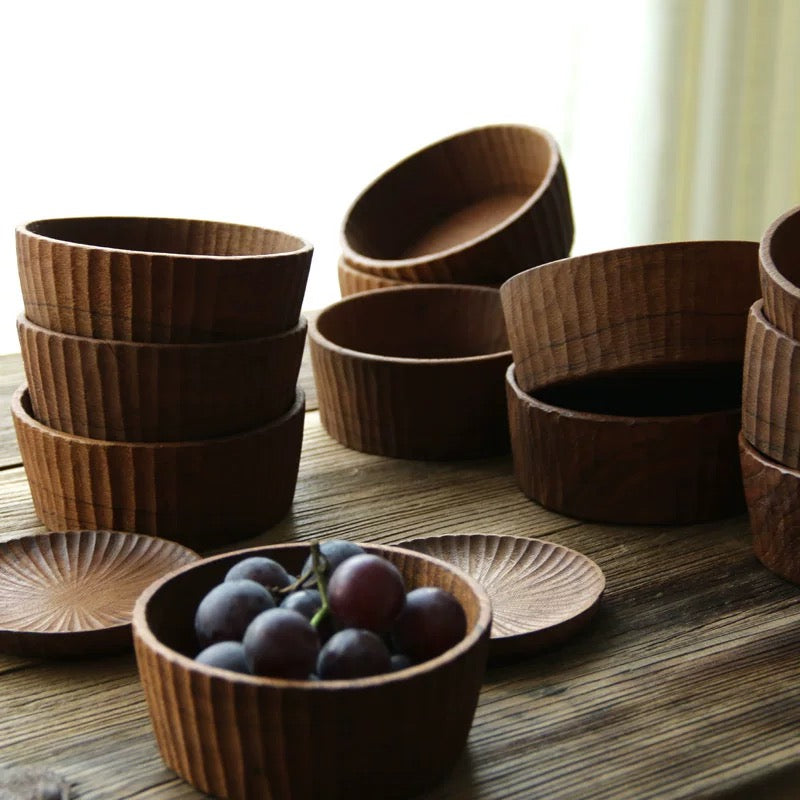 Handcrafted Teak Wood Bowl