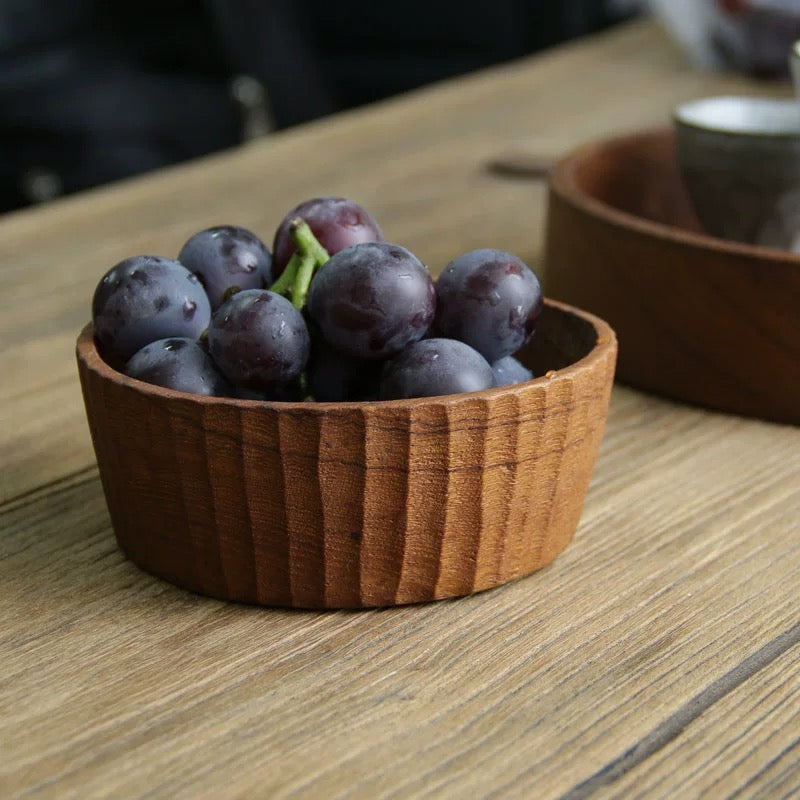 Handcrafted Teak Wood Bowl