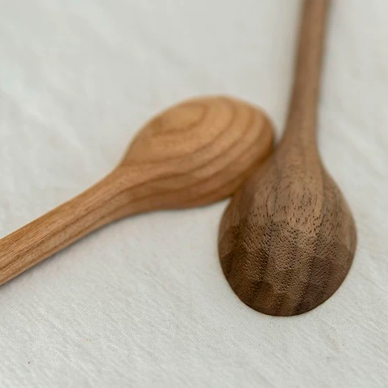 Handcrafted Paw Spoon- Cherry Wood