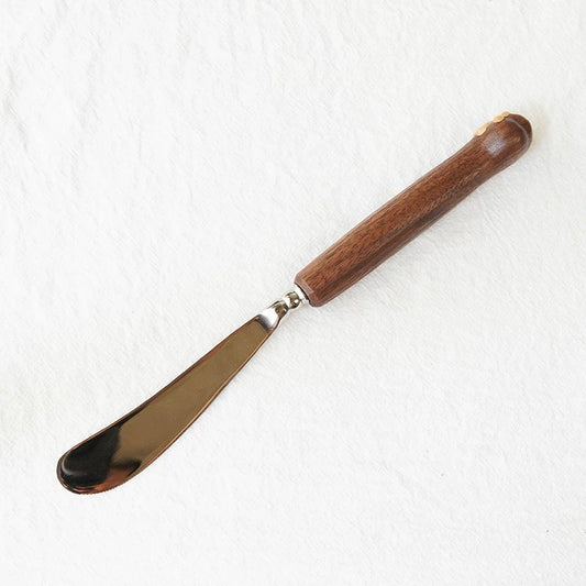 Handcrafted Cat Paw Butter Kinfe - Black Walnut Wood