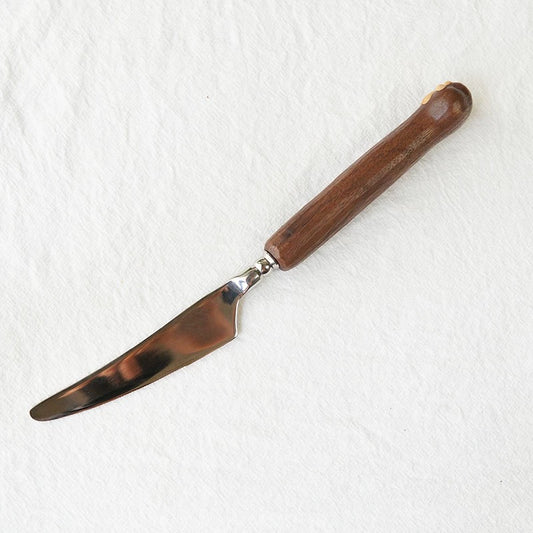 Handcrafted Cat Paw Dinner Kinfe - Black Walnut Wood