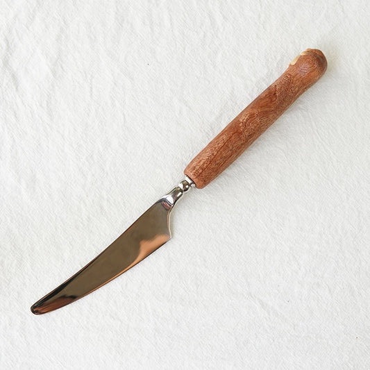 Handcrafted Cat Paw Dinner Kinfe -Sapele Wood