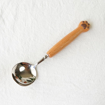 Handcrafted Cat Paw Flatware Set
